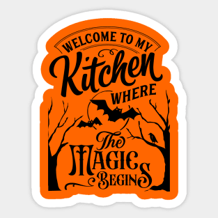 Welcome to my kitchen Sticker